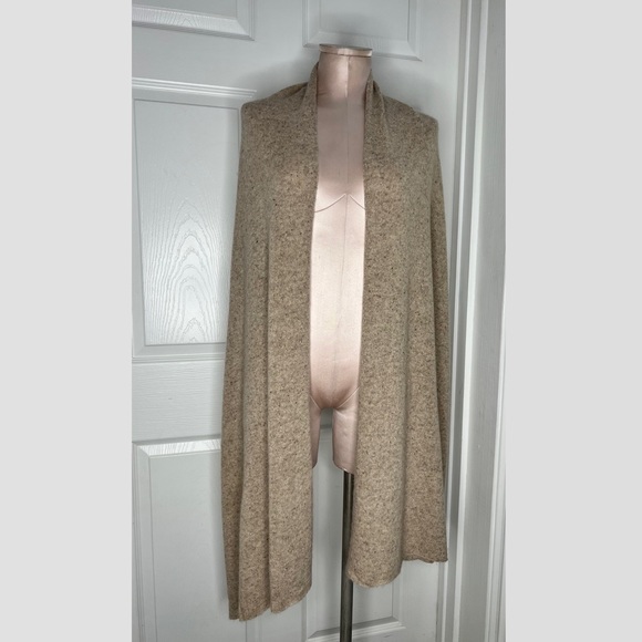Autumn Cashmere Taupe Scarf Wrap Sz One Size - Picture 14 of 14
